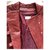 Chaqueta trapecio Bash Cyra en cuero burdeos - vista 4