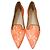 Bionda Castana ballerine Arancione