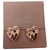 Chanel Earrings Black Cream Metal  ref.145981