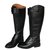 Chanel Riding Boots Quilted Black Leather  ref.145993