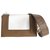 Céline Celine Frame White and Brown Leather  ref.146129
