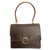 Céline Handbags Chestnut Caramel Leather Cloth  ref.146155