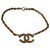 Chanel CC Dourado Metal  ref.146166