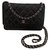 Wallet On Chain Chanel Woc Black Lambskin  ref.146378