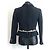 Chanel Jacke aus schwarzer Wolle mit Strass bestickt Silber - Ansicht 5