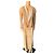 Falda larga de ante Christian Dior Beige - vista 2
