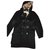 Burberry Brit Boy Coats Outerwear Black Wool  ref.146559