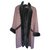 Yves Saint Laurent Coat woman size 40/42 Brown Fur  ref.146602