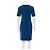 Diane Von Furstenberg Vestido Lee azul pizarra limpio - vista 3