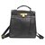 Hermès Ados Black Leather  ref.146648