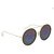 Gafas de sol con lentes con estampado superior Gucci en negro / dorado con montura gris oscuro Metal  ref.146663