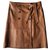 Hoss Intropia Skirt suit Cognac Leather  ref.146673