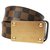 Louis Vuitton Belts Brown Leather  ref.146705