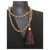 Chanel Cintos Dourado Bordeaux Couro Metal  ref.146723