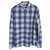 Cos chemises Coton Bleu Multicolore  ref.146733