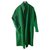 Zara Flannel wool coat Olive green  ref.146947