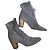 Alberto Fermani botines de ante occidental Gris - vista 2