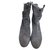 Alberto Fermani botines de ante occidental Gris - vista 3