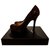 Yves Saint Laurent Yves st Laurent pump black color in very good condition Dark red Leather  ref.147385