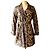 Weill trinchera con estampado de leopardo
