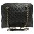 Chanel Vintage Shoulder Bag Black Leather  ref.147678