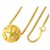 Céline Diamond Ruby Chain Dourado Ouro amarelo  ref.147888