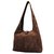 Chanel Vintage Shoulder Bag Brown Suede  ref.147932