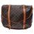 Louis Vuitton Saumur 40 Brown Cloth  ref.147935