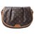 Louis Vuitton Menilmontant PM Brown Cloth  ref.148261