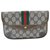 Gucci Sherry Line GG Clutch Bag Brown Cloth  ref.148438