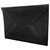 Hermès Enveloppe Chevrolet Negro Cuero  ref.148476