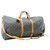 Louis Vuitton Keepall Bandouliere 60 Brown Cloth  ref.148523