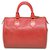 Louis Vuitton Speedy 25 Red Leather  ref.148668