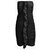Diane Von Furstenberg Fermina cocktail dress Black Polyester Satin  ref.148770
