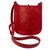 Hermès Hermes Mini Evelyne TPM Red Epsom Messenger bag with Palladium Hardware Leather  ref.148797
