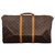 Louis Vuitton Keepall 55 Brown Cloth  ref.148886
