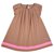 Baby Dior Robes Coton Marron clair  ref.148911