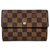 Louis Vuitton Wallets Brown Leather  ref.148916