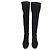 Geox Botas vaqueras de ante negras - vista 2