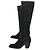 Geox Botas vaqueras de ante negras - vista 3
