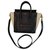 Céline Luggage Nano Black Beige Leather  ref.149137