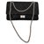 2.55 Chanel Reissue Black Leather  ref.149142