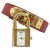 Hermès Kelly Red Leather Gold-plated  ref.149172