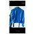 Giacca Biker Club Monaco in nubuck blu - vista 4