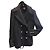 Balmain pour H&M Cappotto in lana nera Balmain per H & M