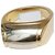 Bulgari Tronchetto Ring 18K Golden Metallisch Weißgold Gelbes Gold  ref.149337
