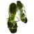 Christian Louboutin Louboutin sandals Light green Leather  ref.149383