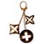 Louis Vuitton Amuletos bolsa Castaño Dorado Metal Plástico  ref.149390