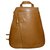 Roseau Longchamp backpack Caramel Leather  ref.149506