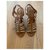 Sandali Tory Burch in pelle oro e marrone D'oro - vista 2